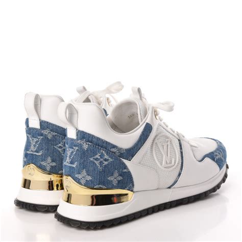 louis vuitton run away sneaker python|Louis Vuitton denim runners.